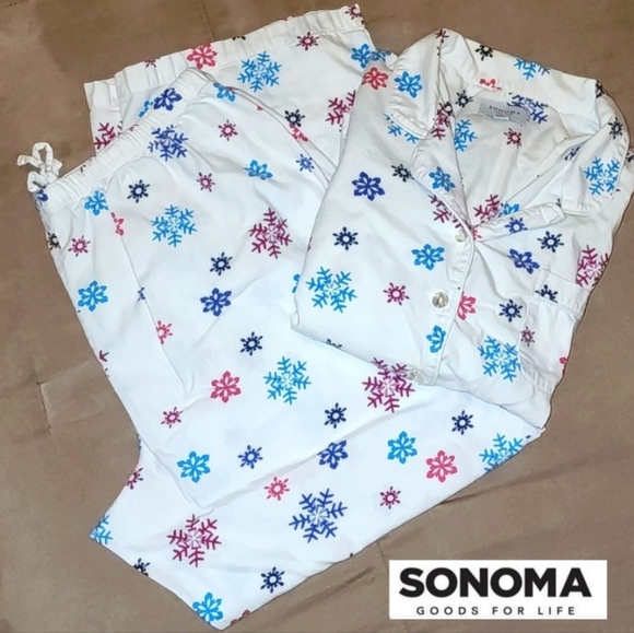 Sonoma Snowflake Pajama Set - Picture 1 of 8
